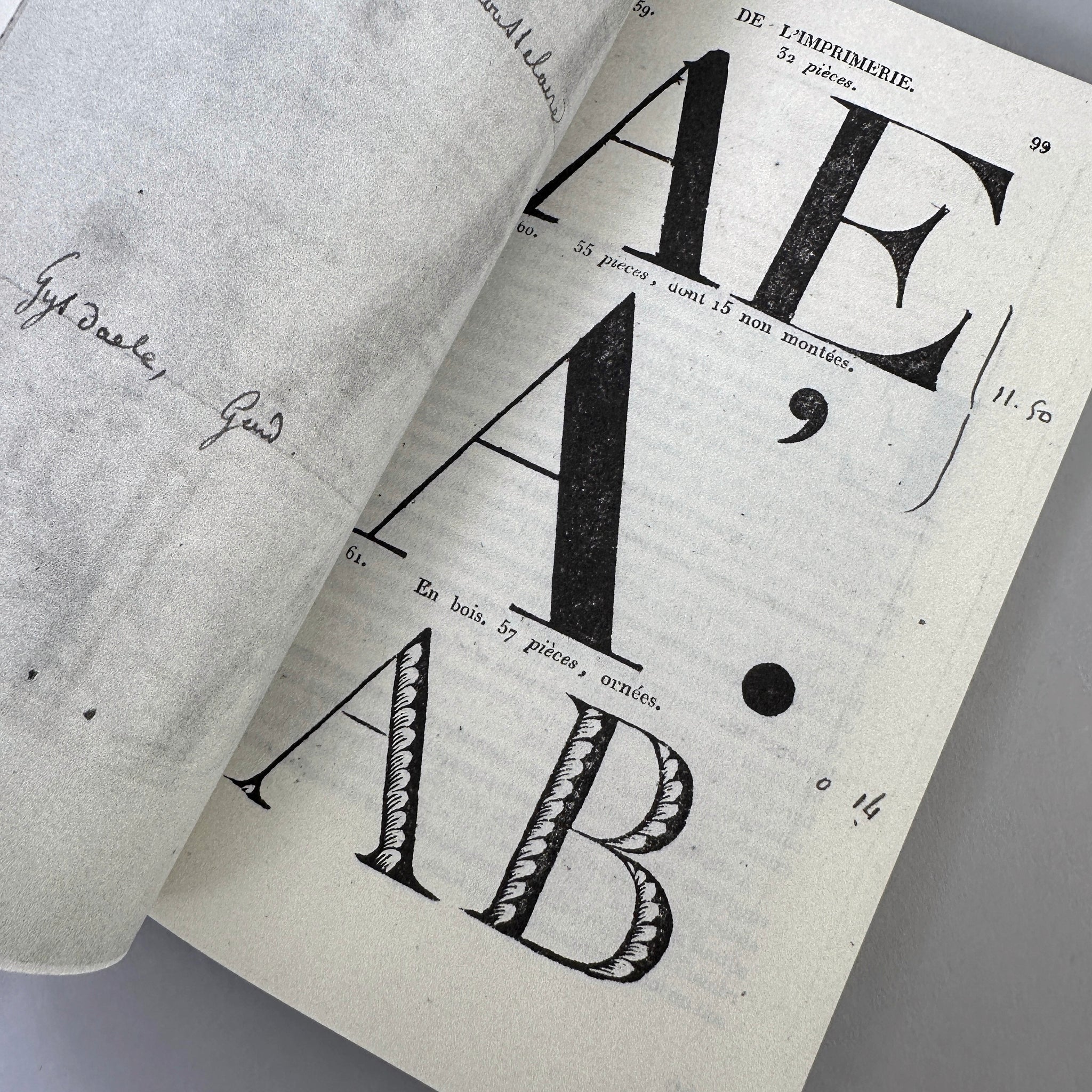 AVANT LA LETTRE: An unknown, early smile ahead of fancy typography