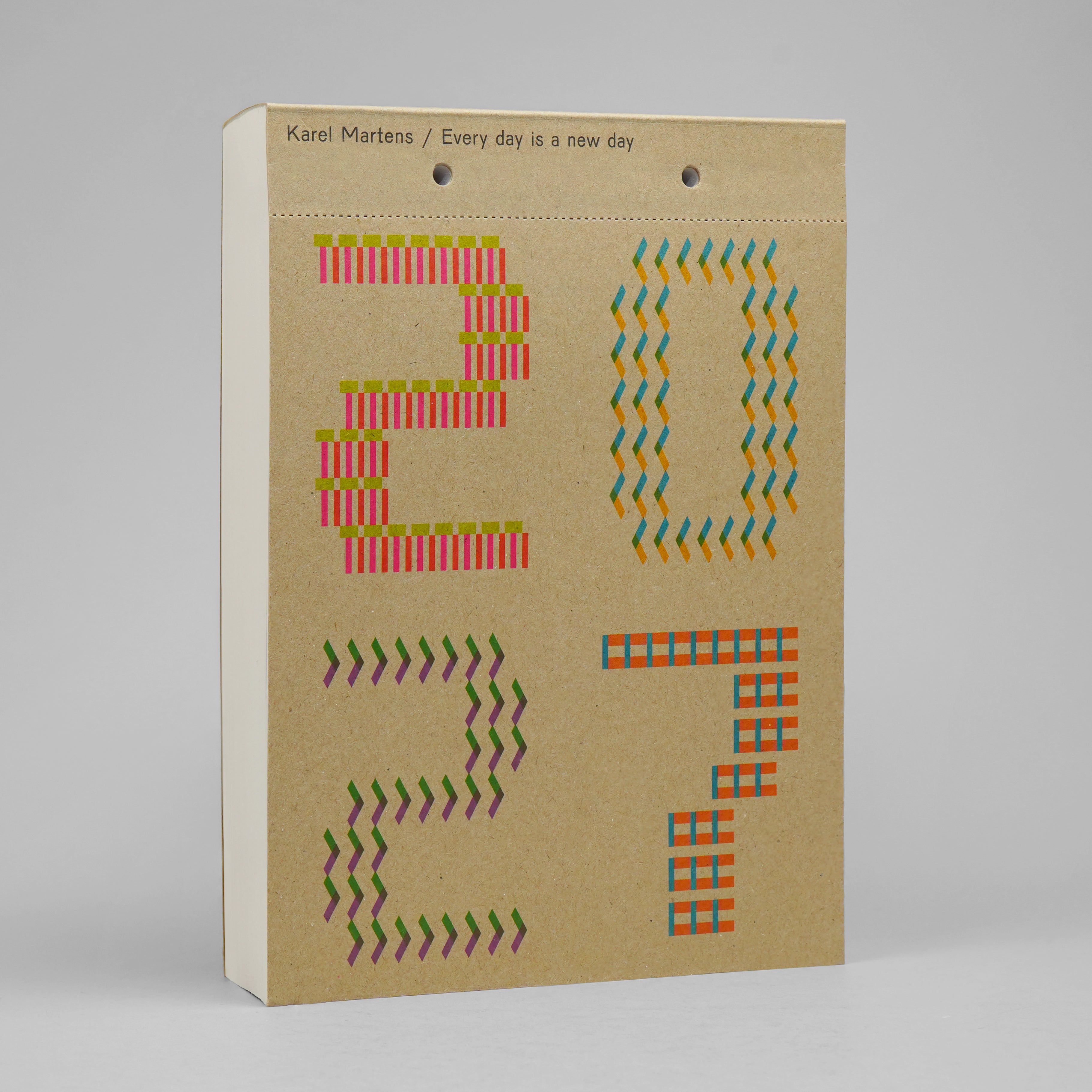 Karel Martens: Every Day Is a New Day – Calendar 2027 – Draw Down