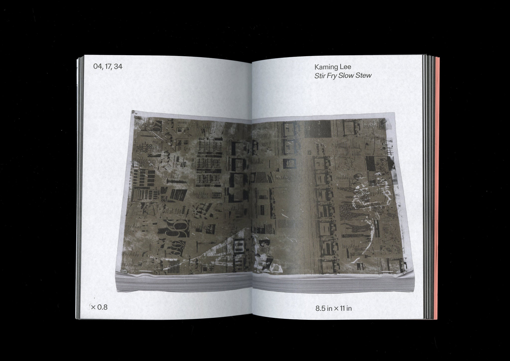 SPREAD — Yale Graphic Design 2024 Thesis Catalog Draw Down