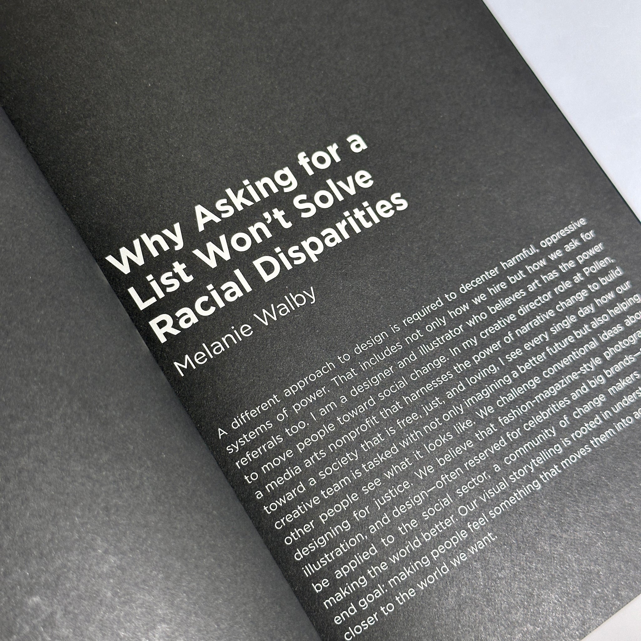 An Anthology of Blackness: The State of Black Design