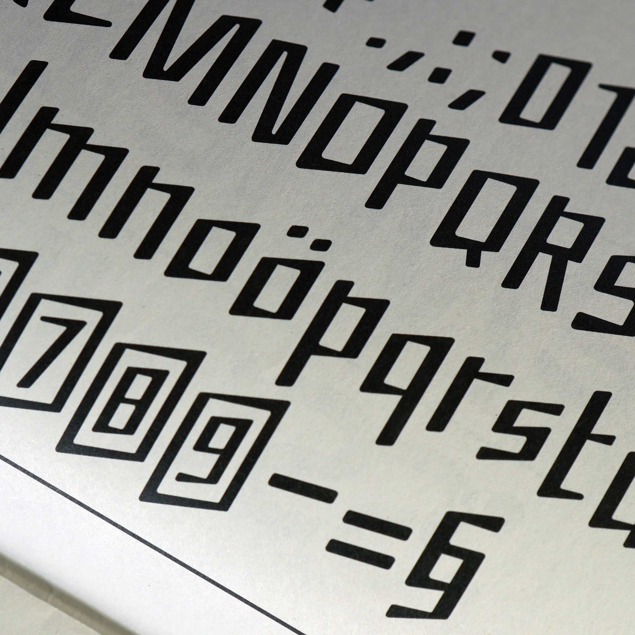 Shape Shifters Type Specimen