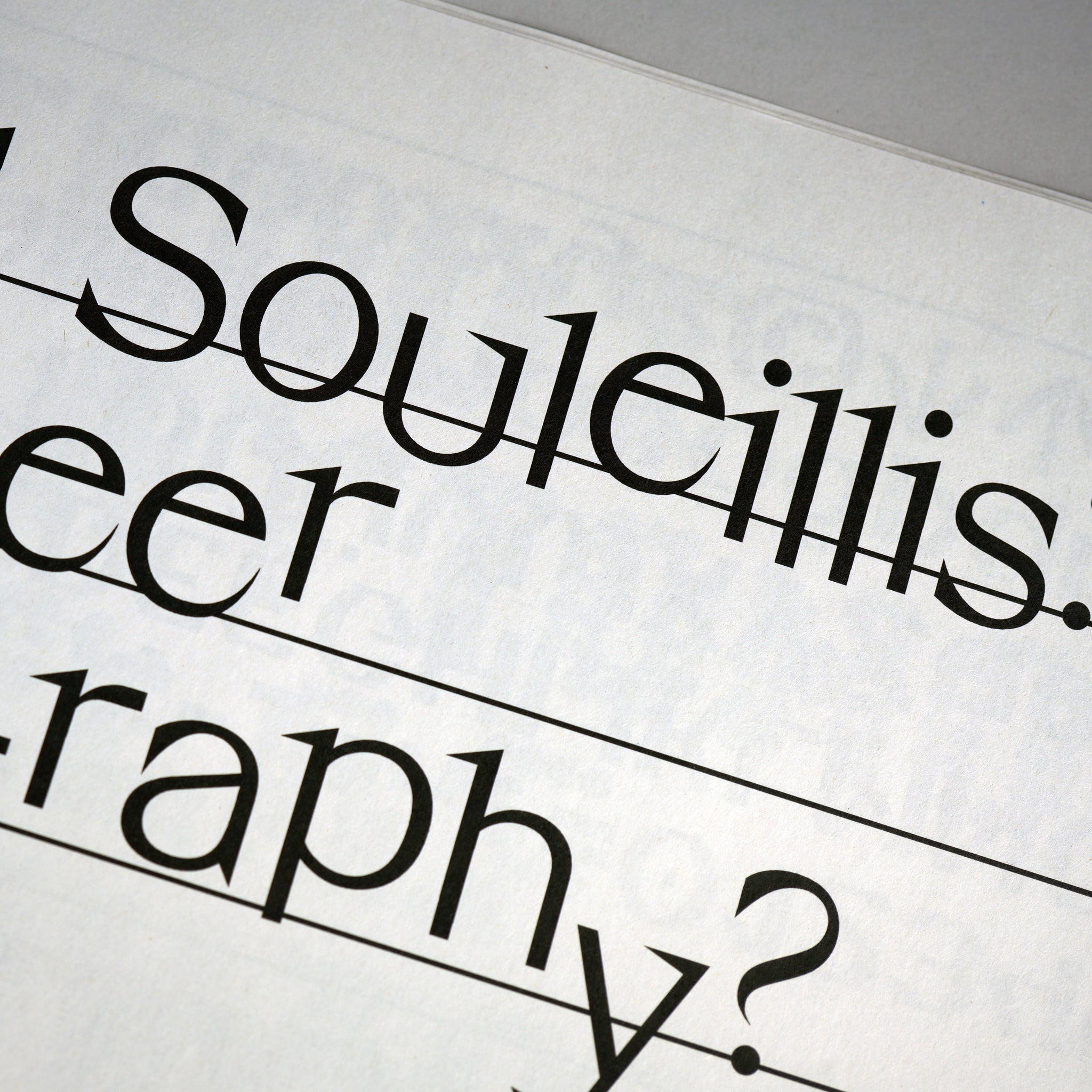 Shape Shifters Type Specimen