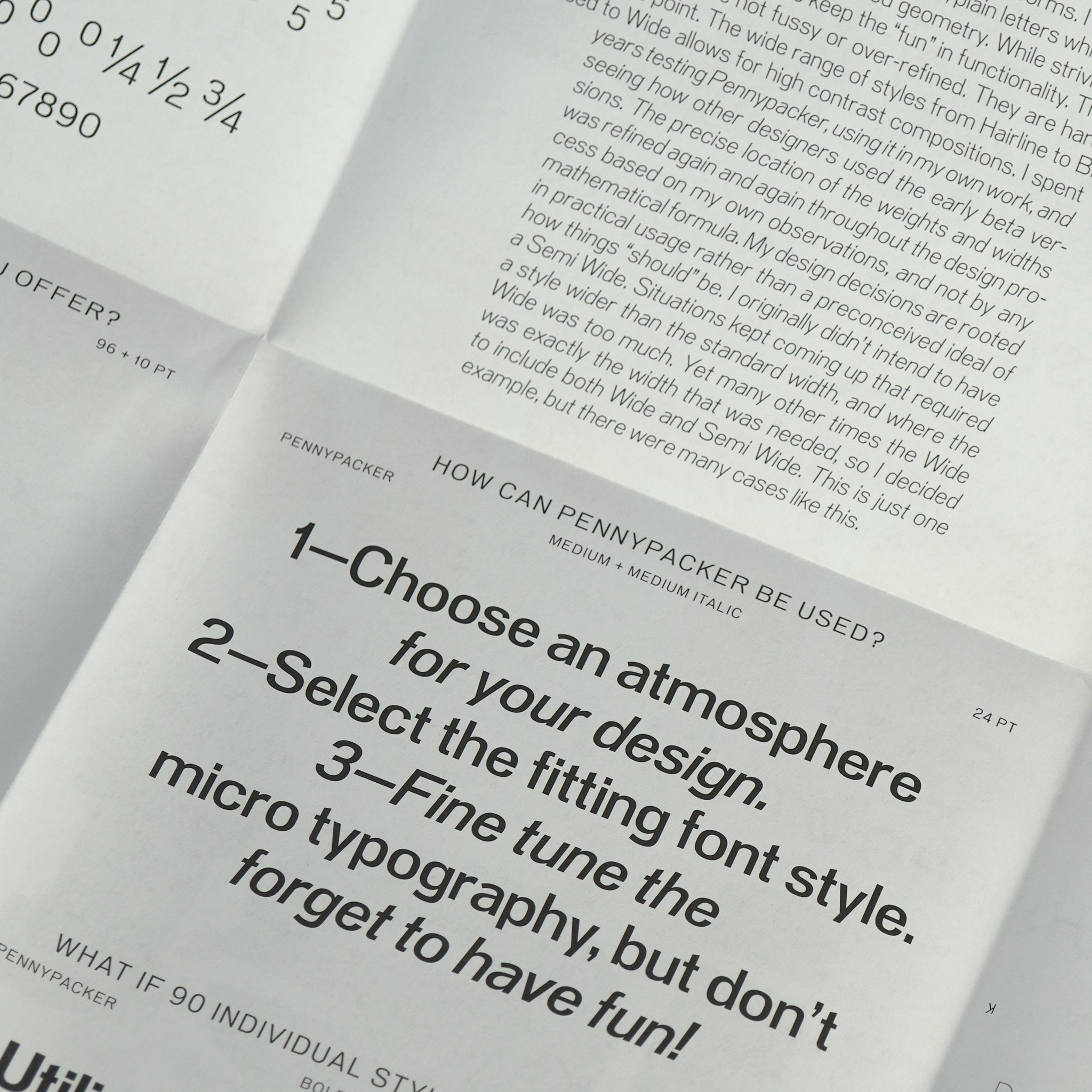 Pennypacker Type Specimen