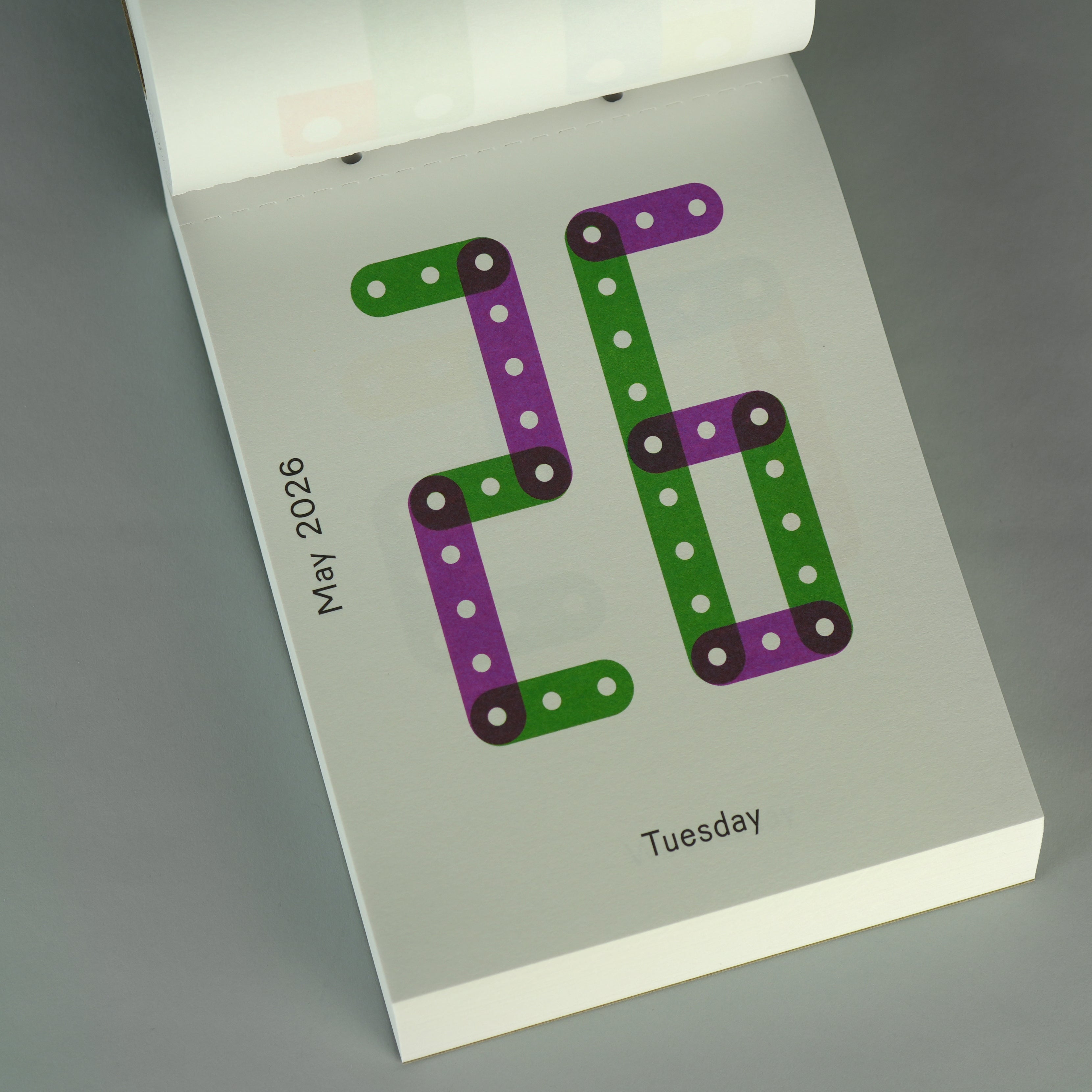 Karel Martens: Every Day Is a New Day – Calendar 2026 – Draw Down