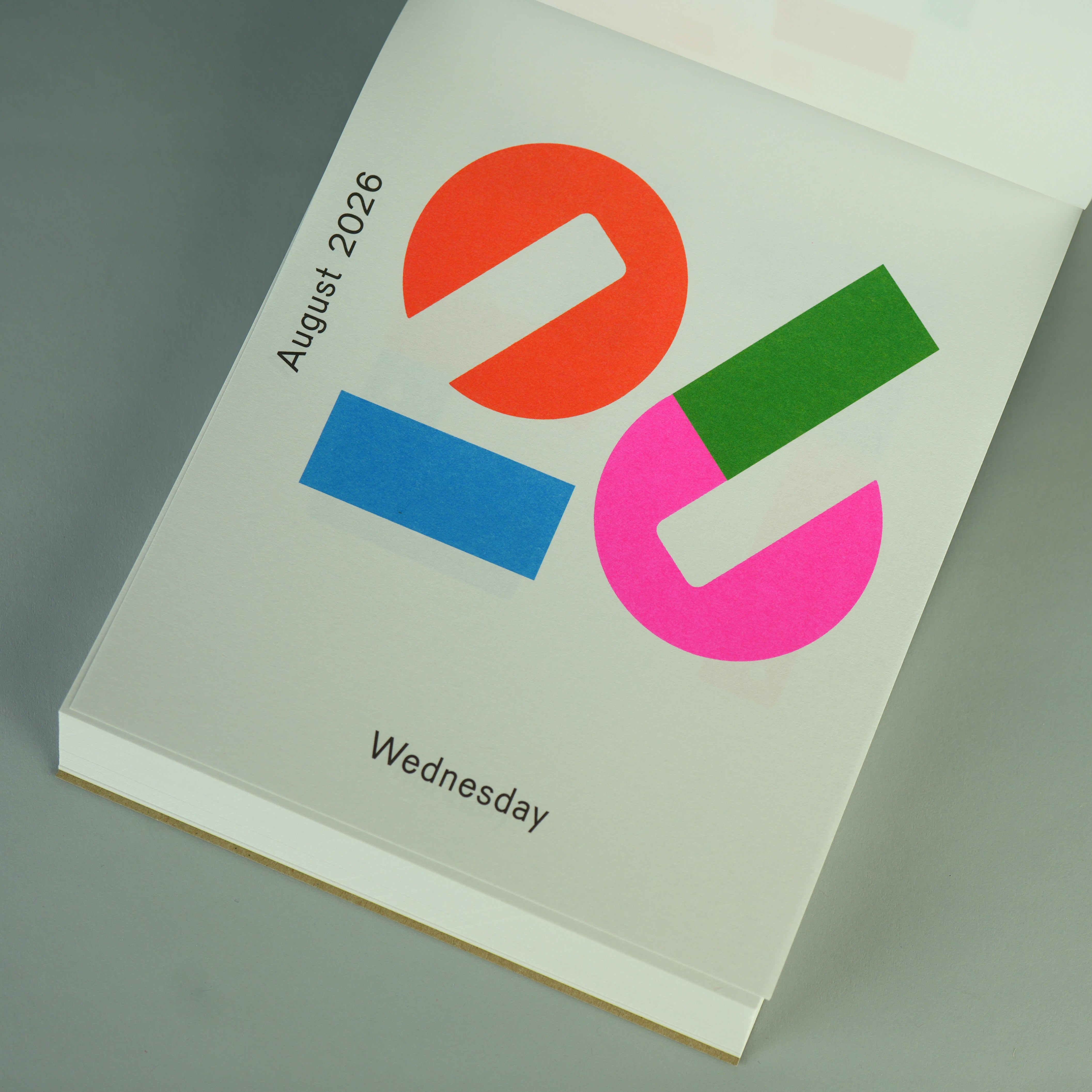 Karel Martens: Every Day Is a New Day – Calendar 2026 – Draw Down
