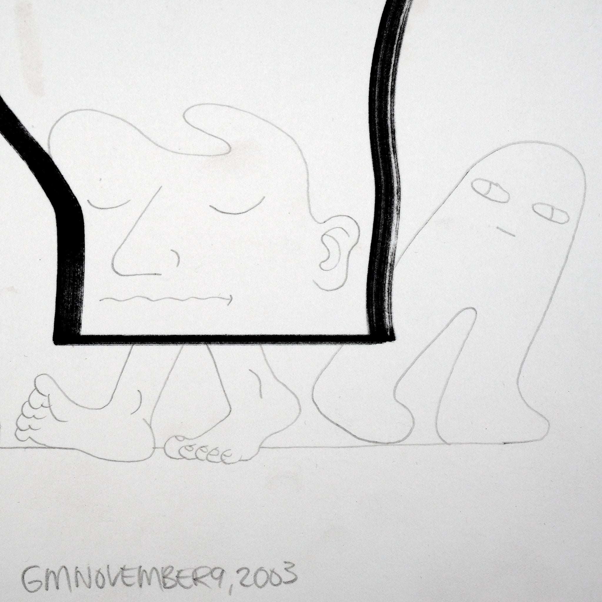 Geoff McFetridge Original Drawing, 2003
