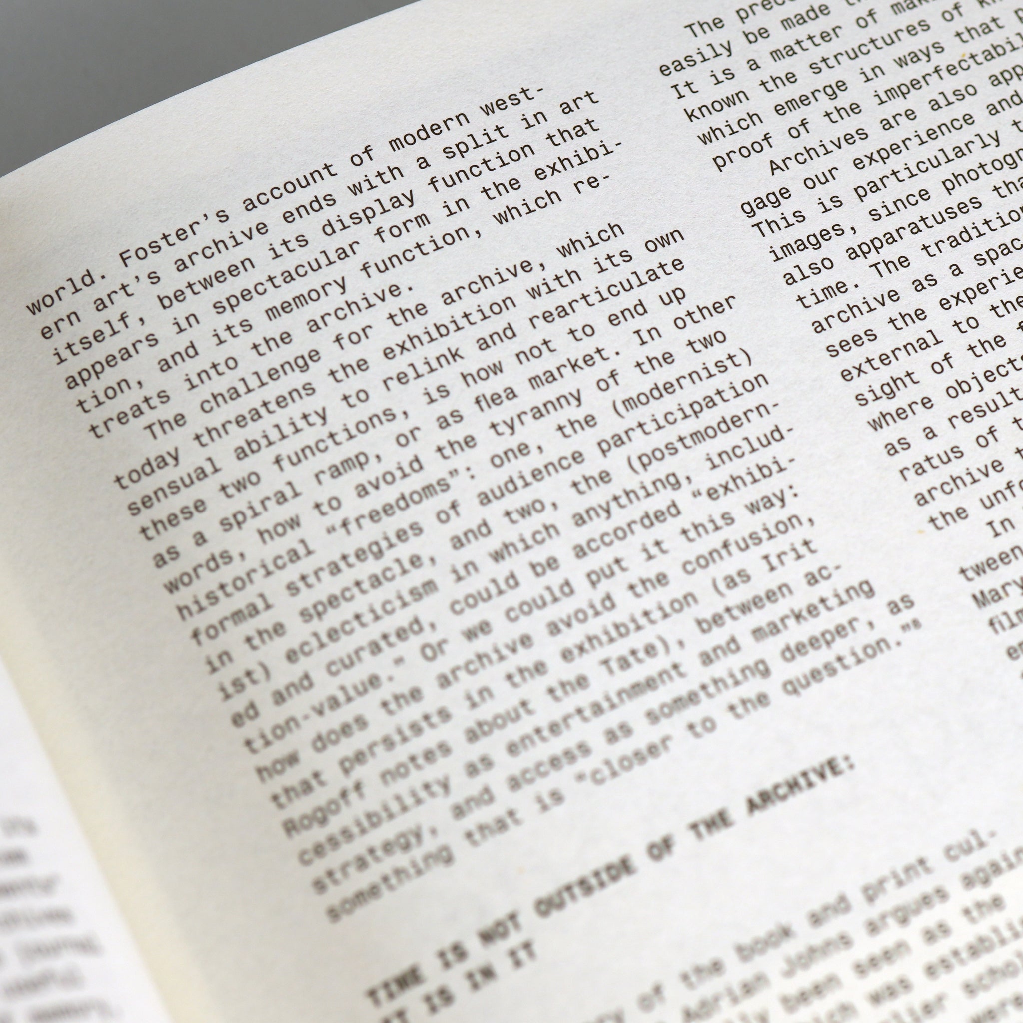 Archives on Show: Revoicing, Shapeshifting, Displacing A Curatorial Glossary