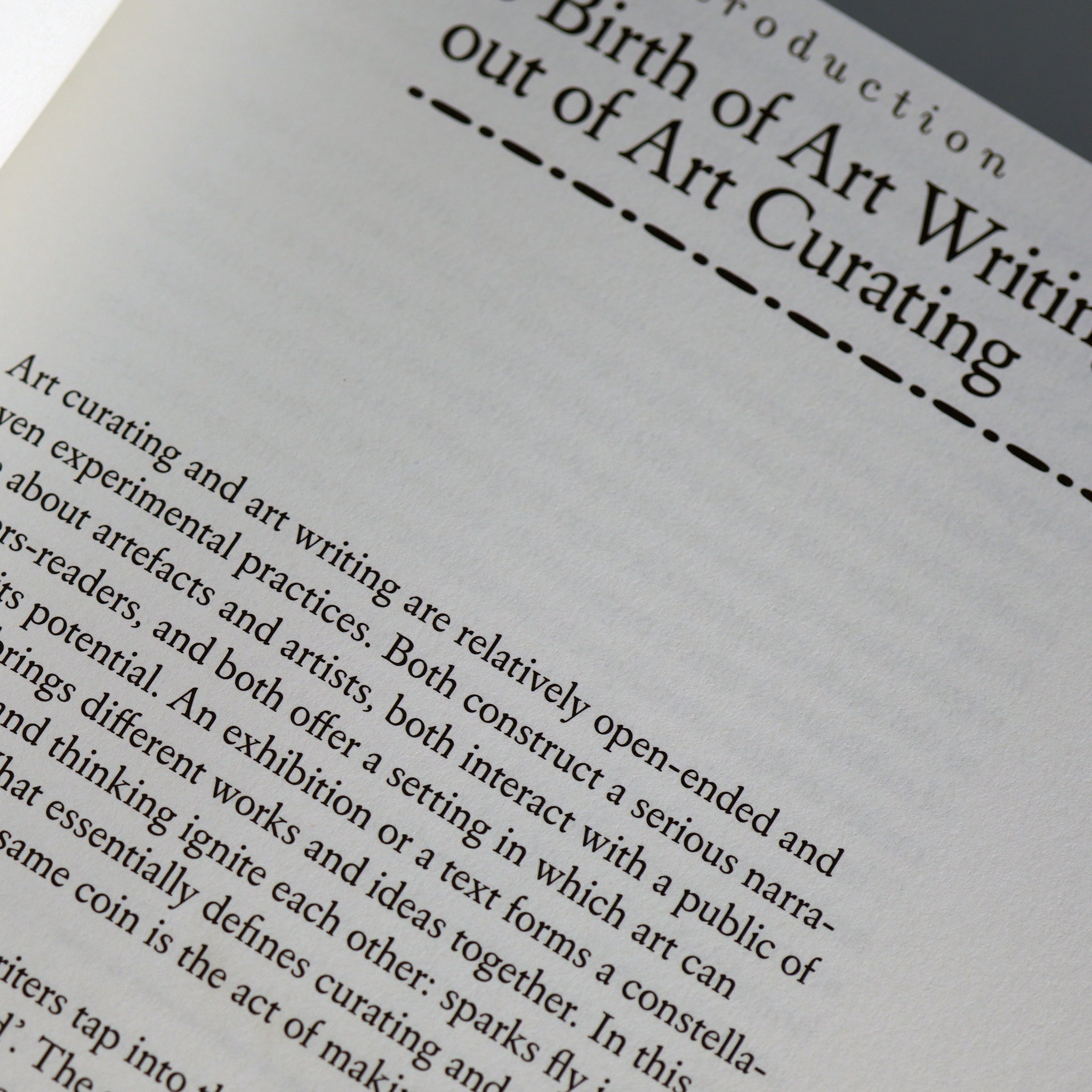 Beautiful Madness: Art Writing as Art Curating