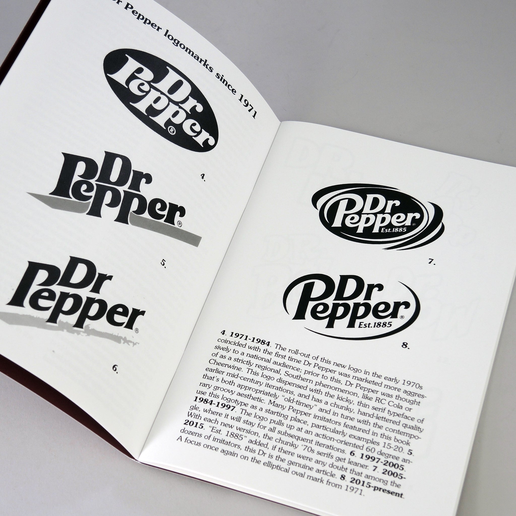 Trust Me I'm a Doctor: A Visual Catalog of Generic Dr Pepper-style Soft Drink Logos, 1995-2020