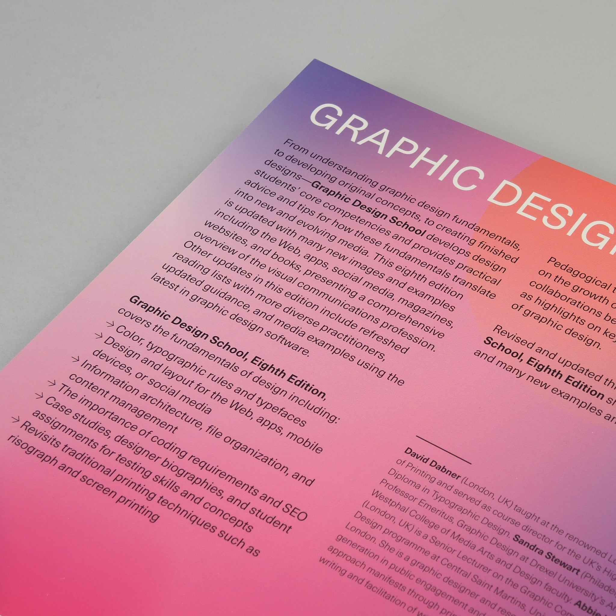 Graphic Design School: The Principles and Practice of Graphic Design