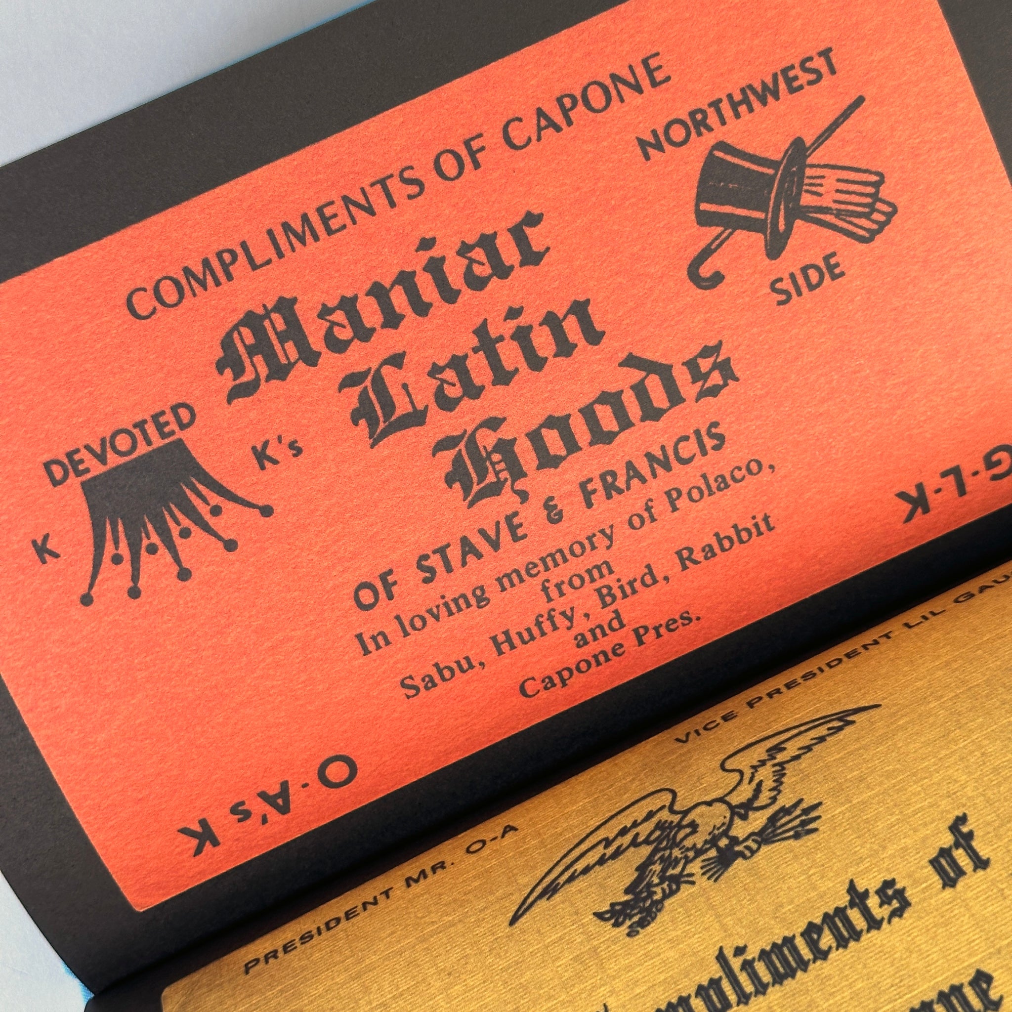 Thee Almighty & Insane: Chicago Gang Business Cards from the 1970s & 1980s