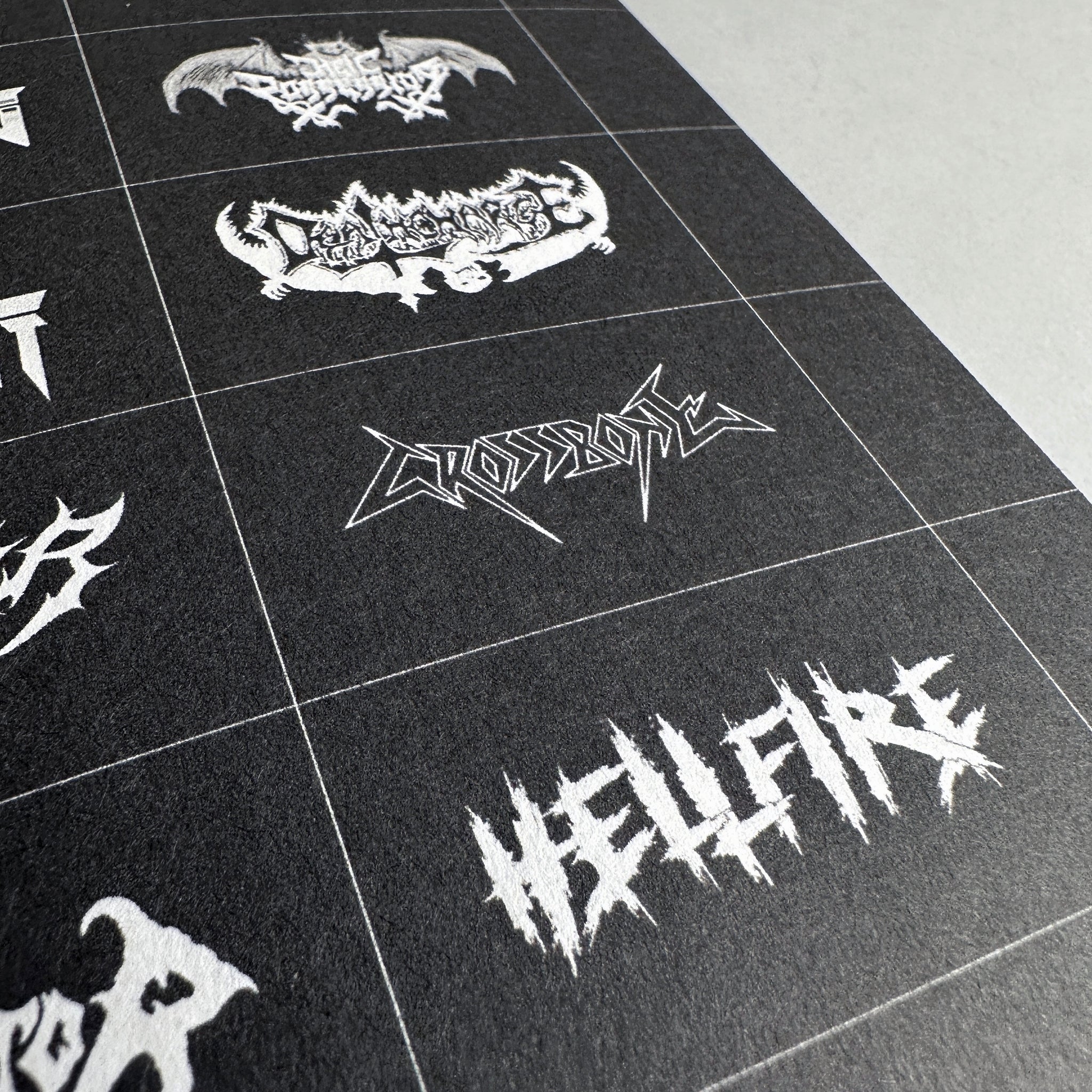 Speed Metal Sticker Speed Metal Logos – Draw Down