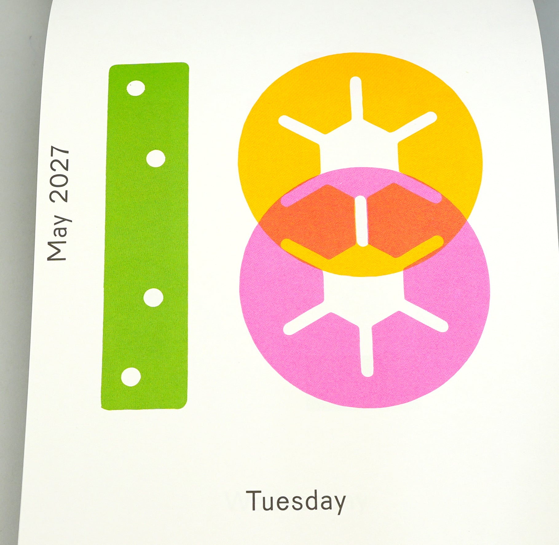 Karel Martens: Every Day Is a New Day – Calendar 2027 – Draw Down