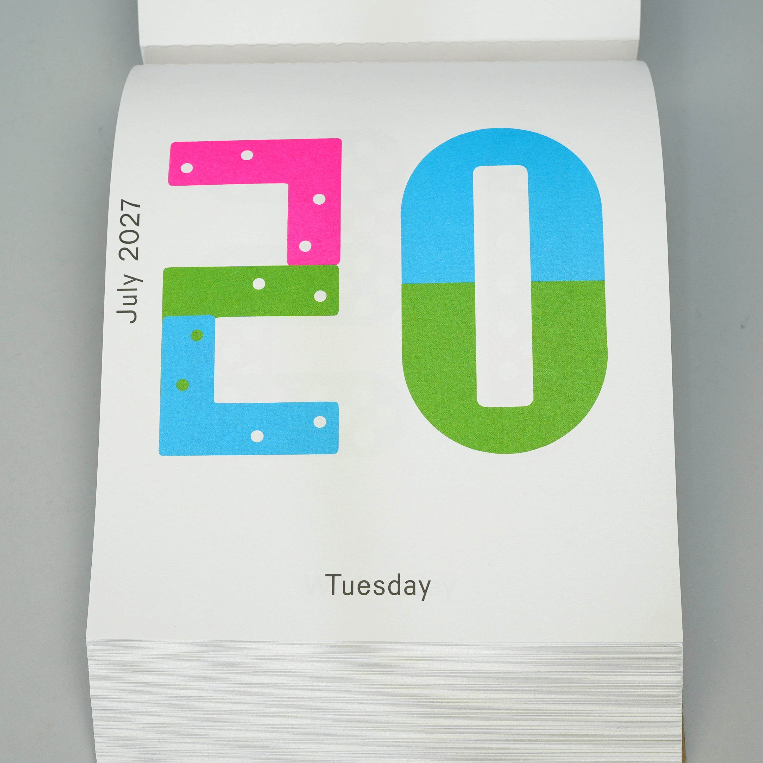 Karel Martens: Every Day Is a New Day – Calendar 2027 – Draw Down