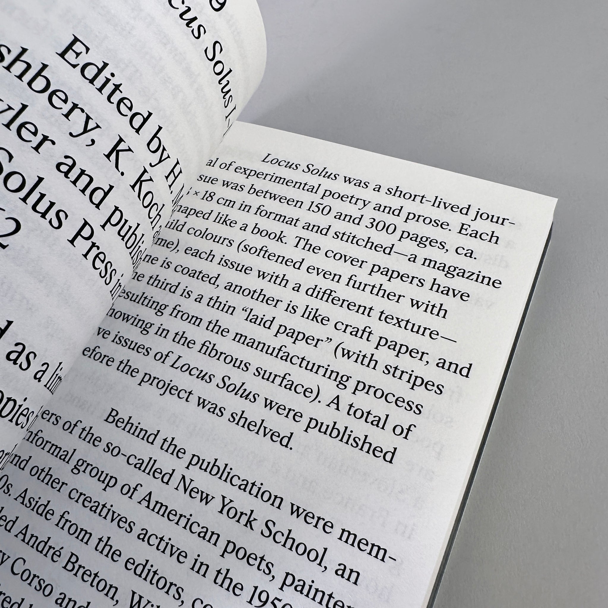 Notes on Book Design: By Formal Settings – Draw Down