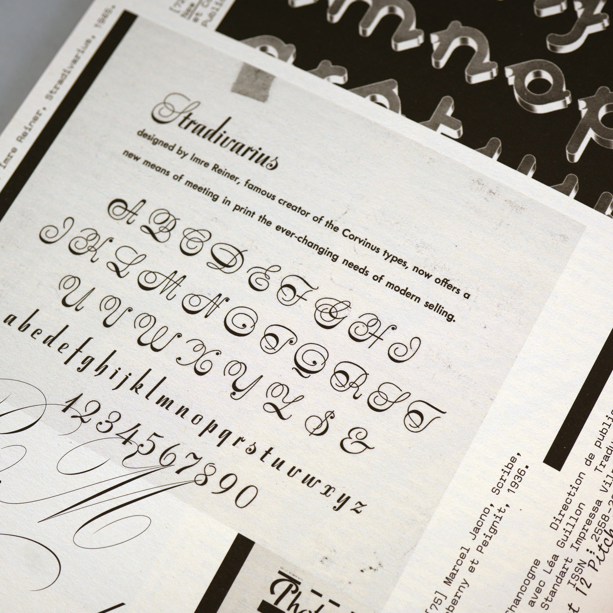 Revue Faire — no. 43 (A typeface: 