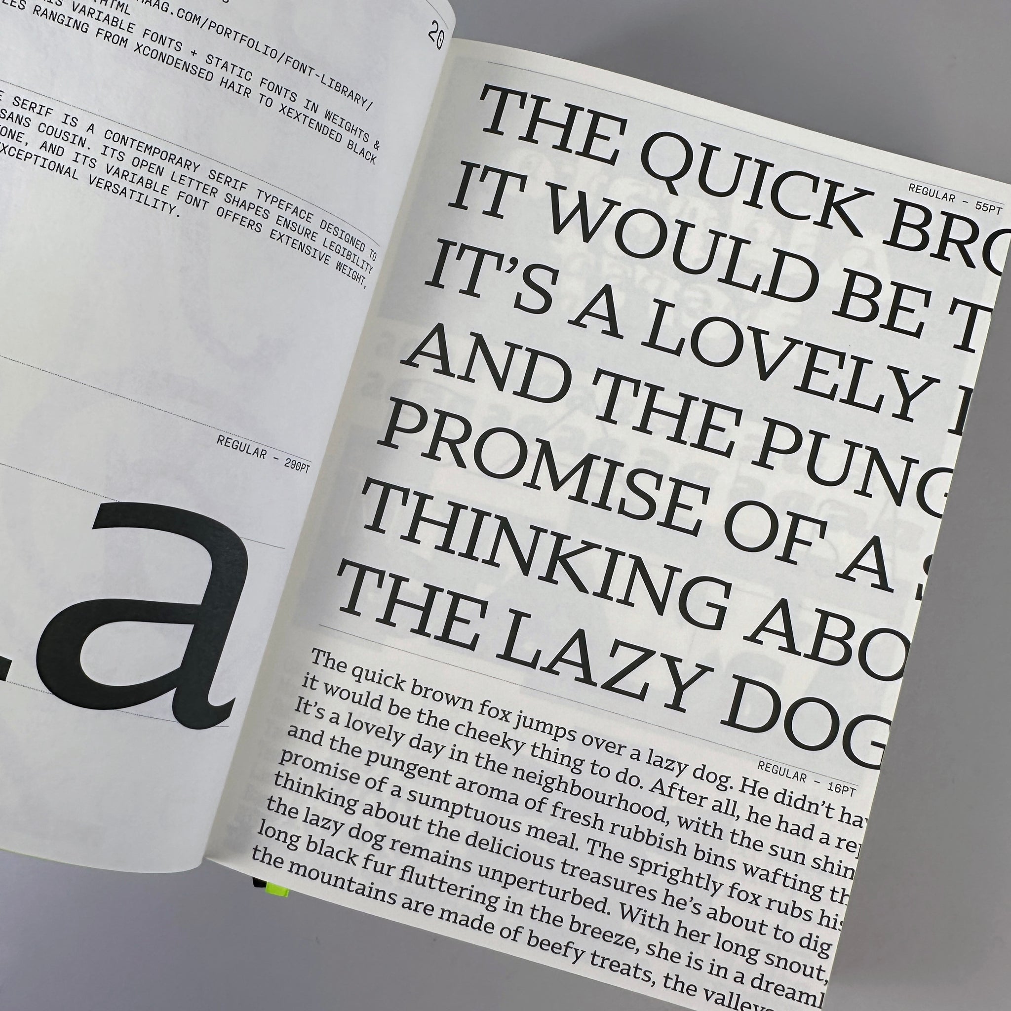 Serif in Use — A Collection of Serif Typefaces