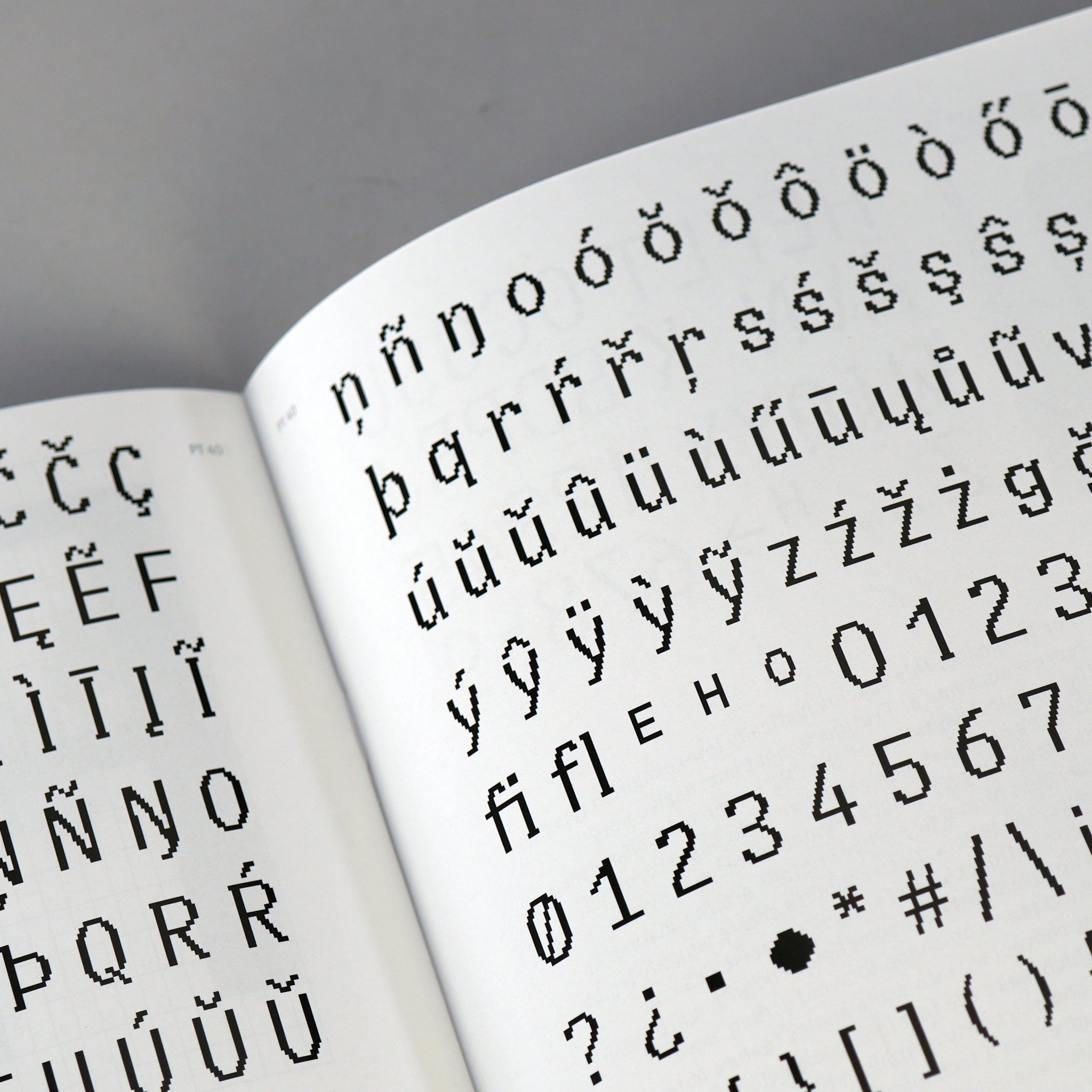 Teletext Type Specimen