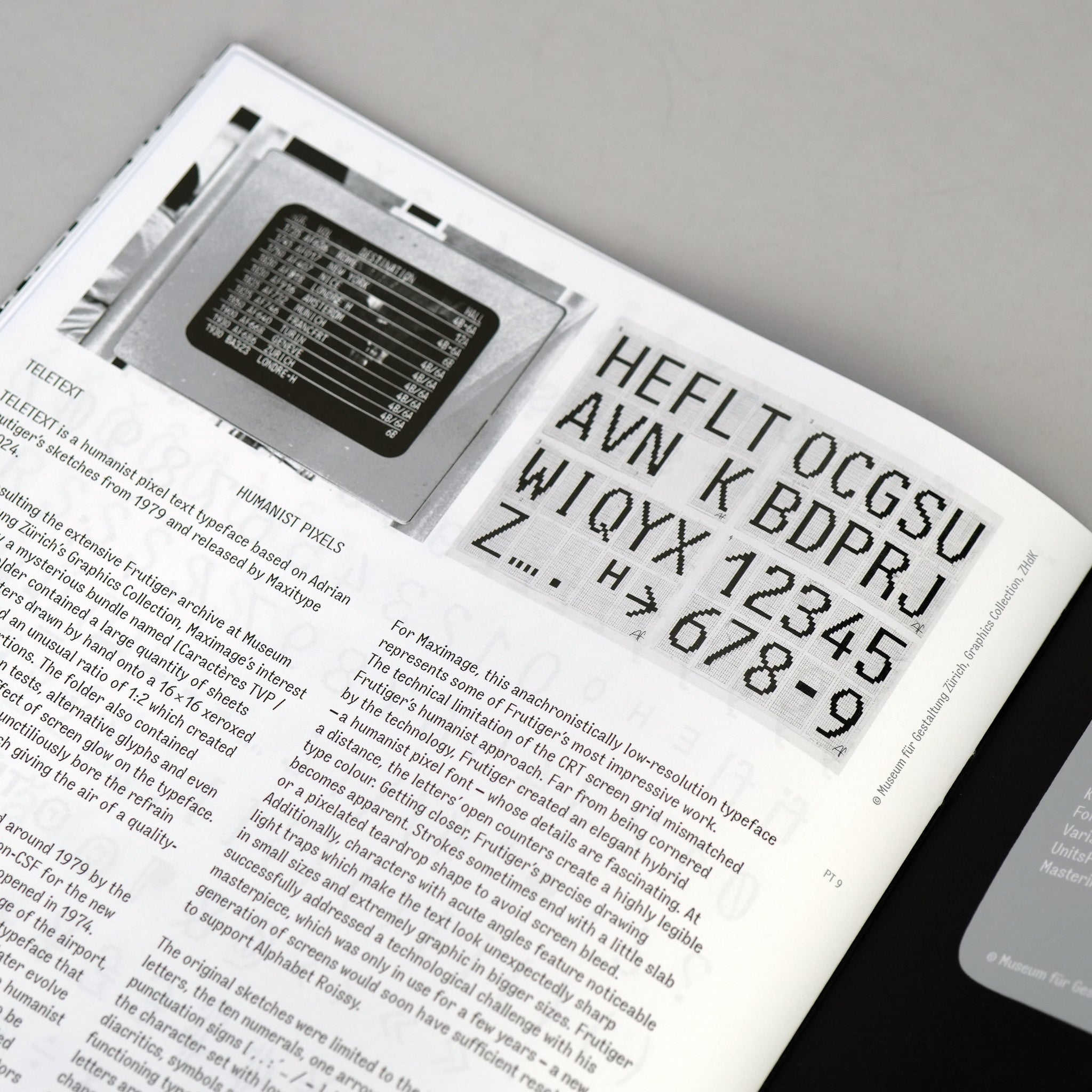 Teletext Design Teletext Type Specimen – Draw Down