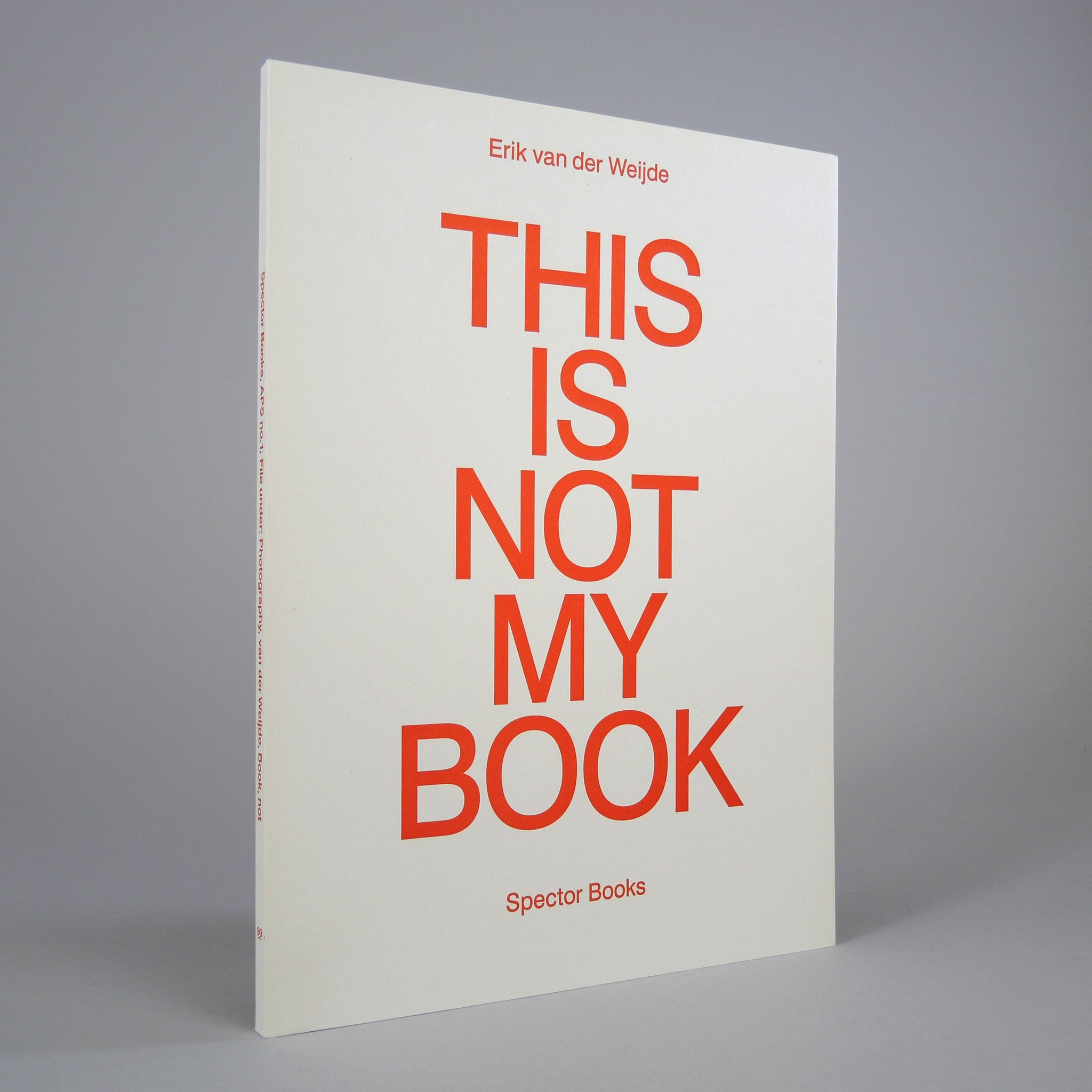 This Is Not My Book / Erik van der Weijde