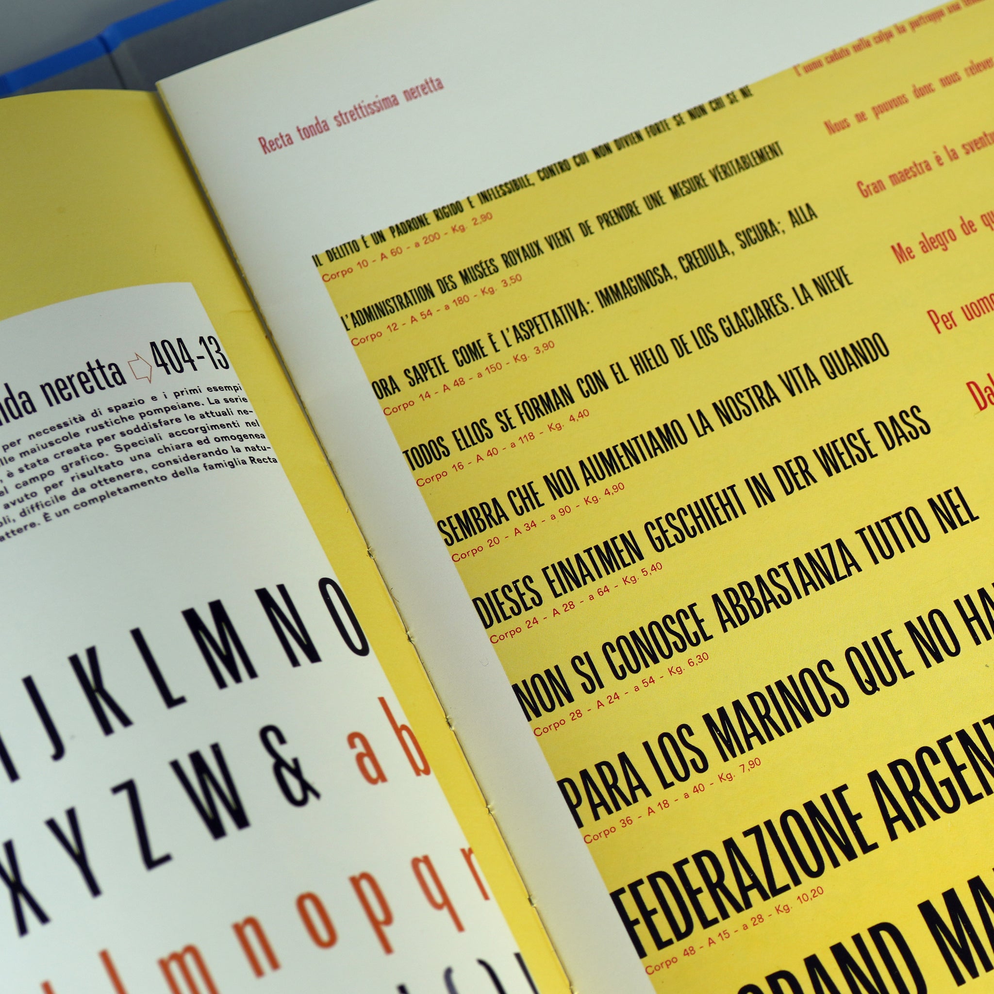 Type by Aldo Novarese: Collected Specimen Booklets