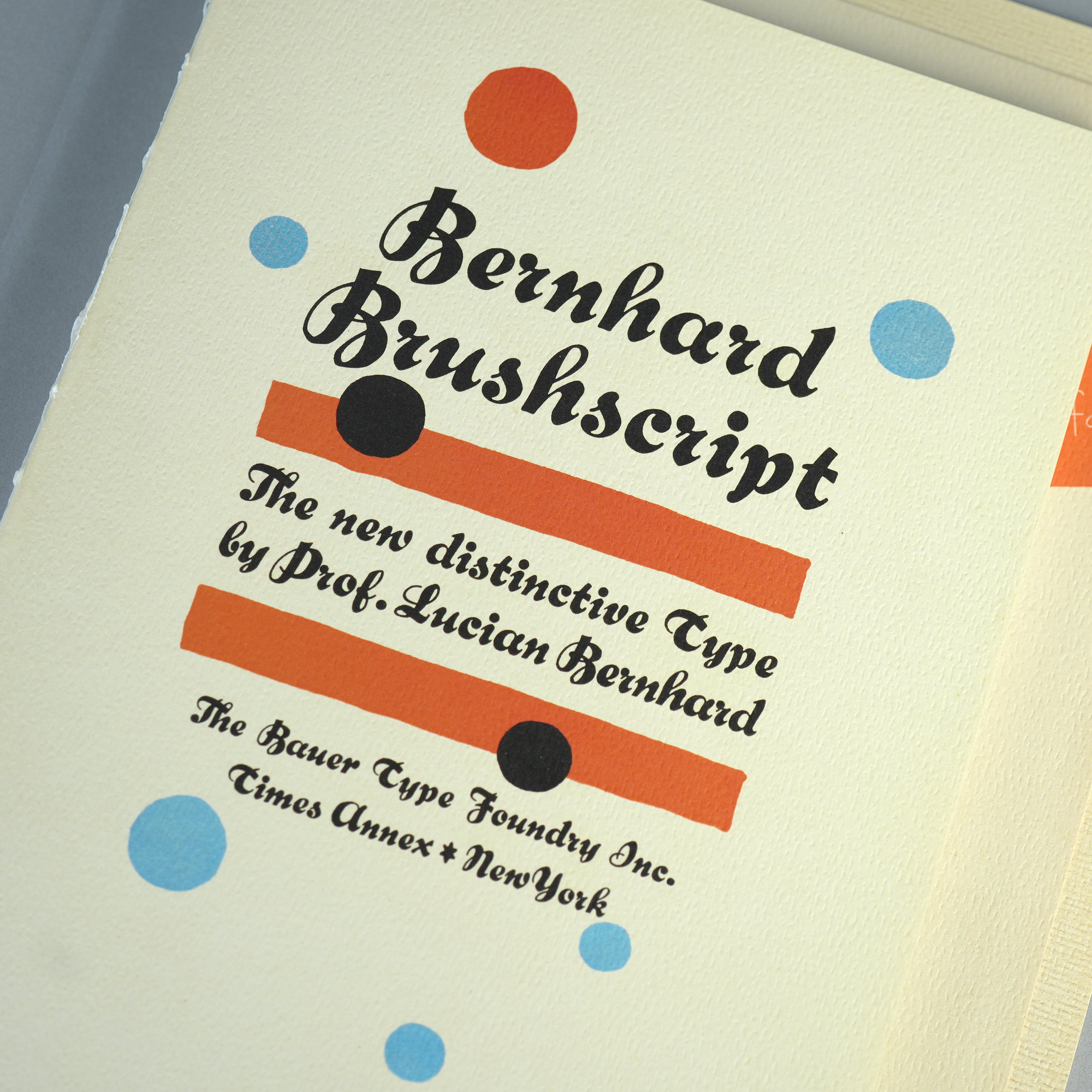 Type by Lucian Bernhard: Collected Specimen Booklets – Draw Down