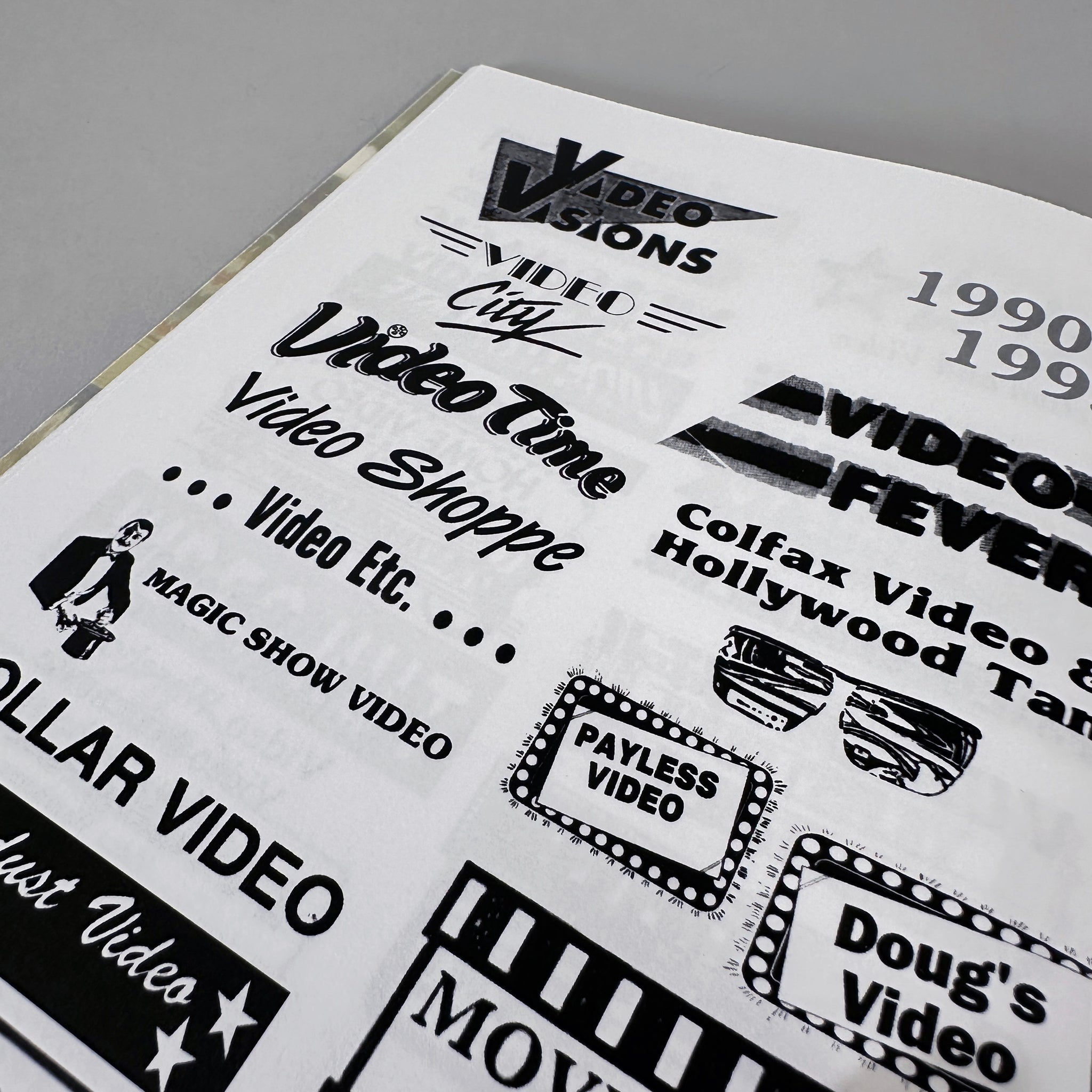 Videoland: A visual catalog of American video store logos, 1980-1995