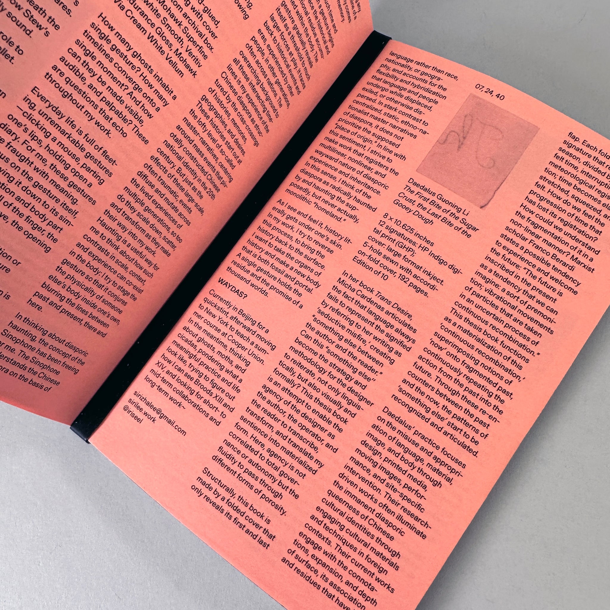 SPREAD — Yale Graphic Design 2024 Thesis Catalog