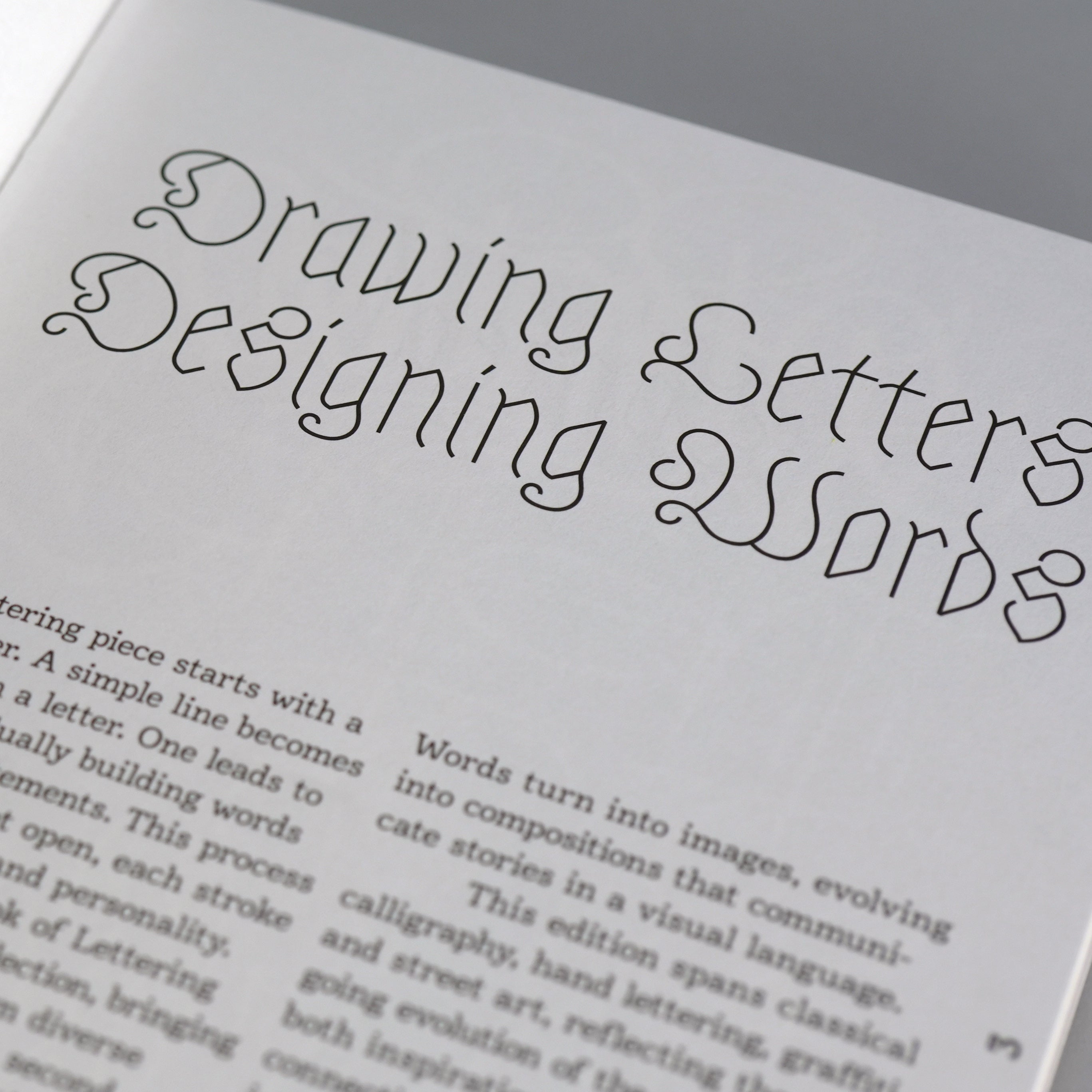 Yearbook of Lettering No. 2 – Draw Down