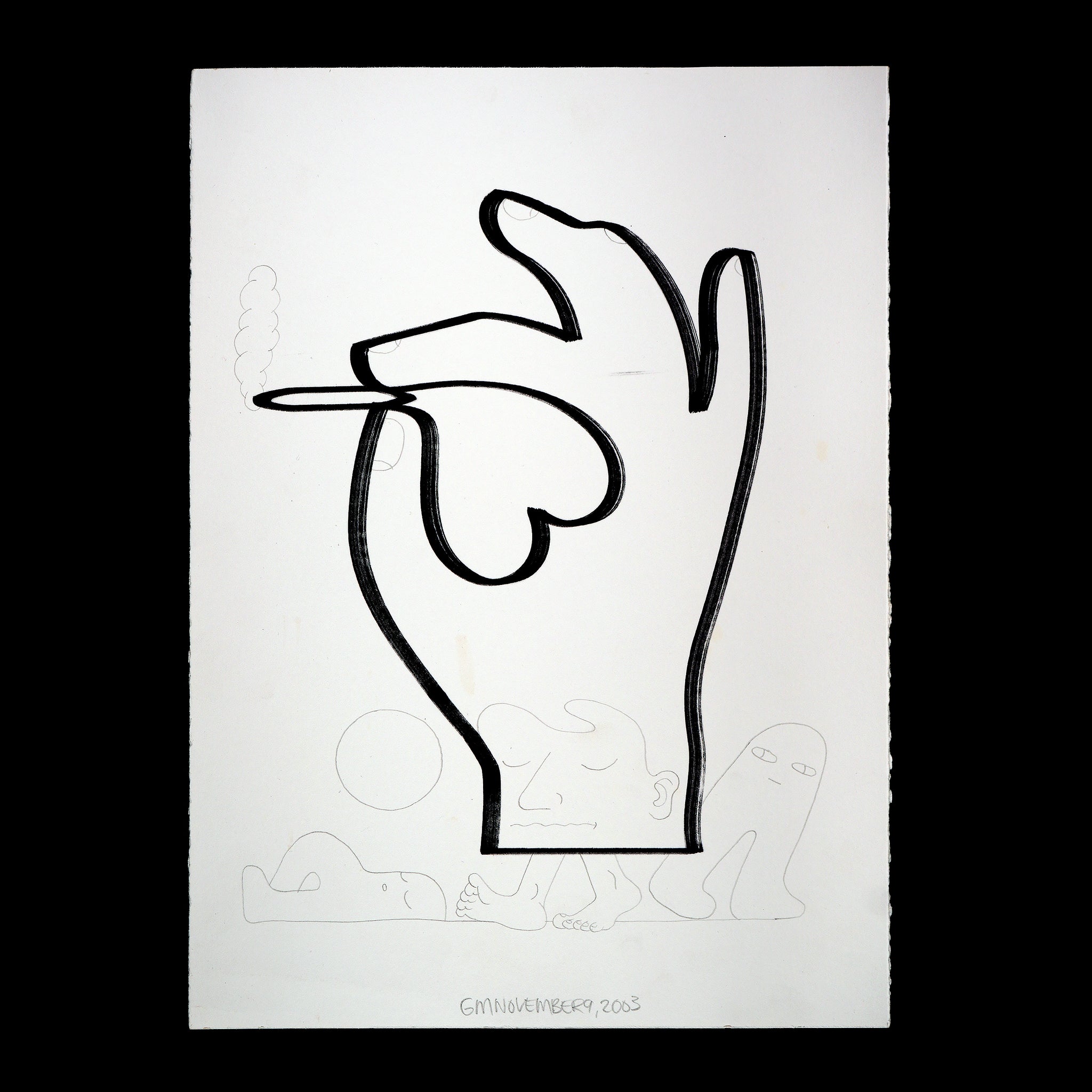 Geoff McFetridge Original Drawing, 2003