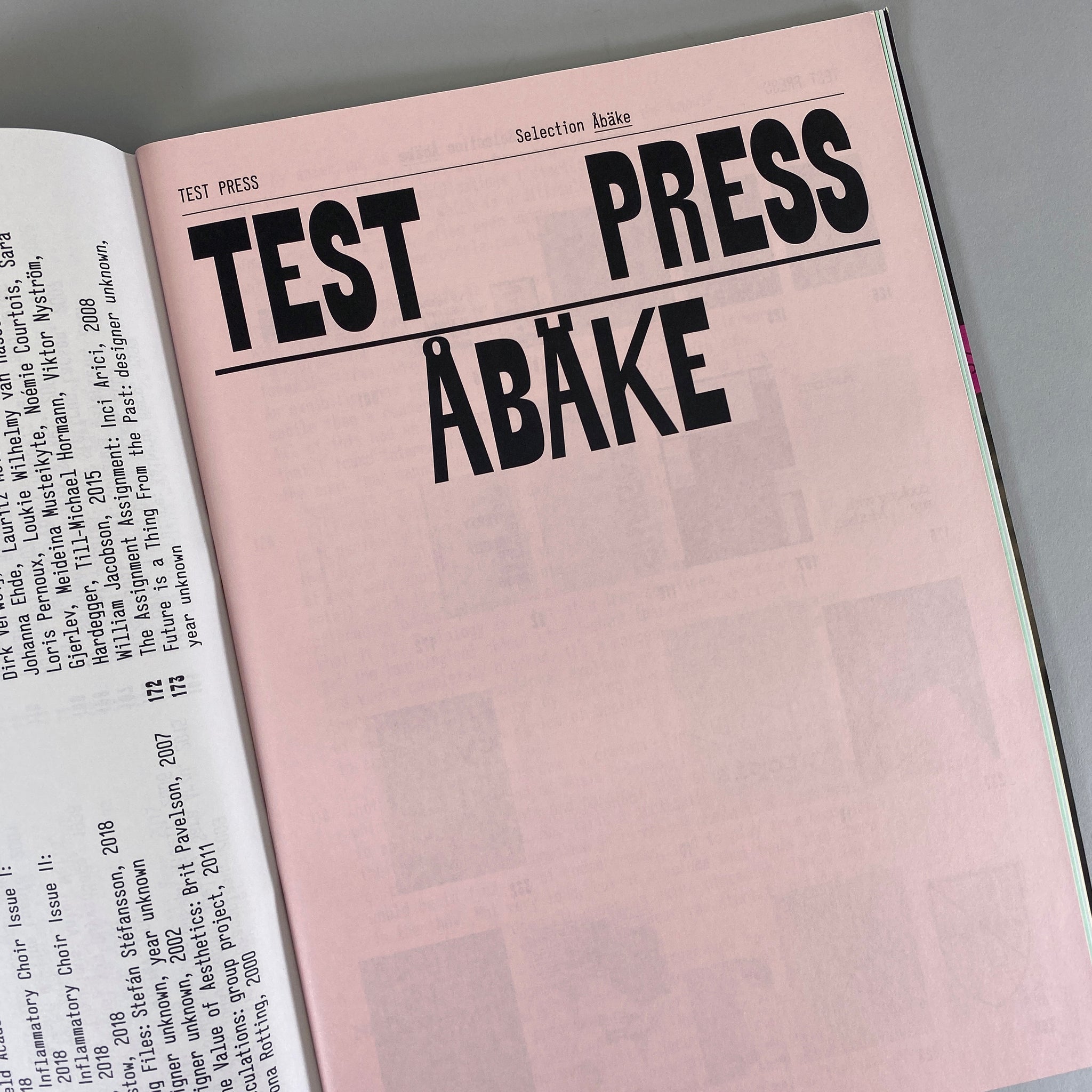 Test Press: 20 Years of Student Publications, 1999-2019