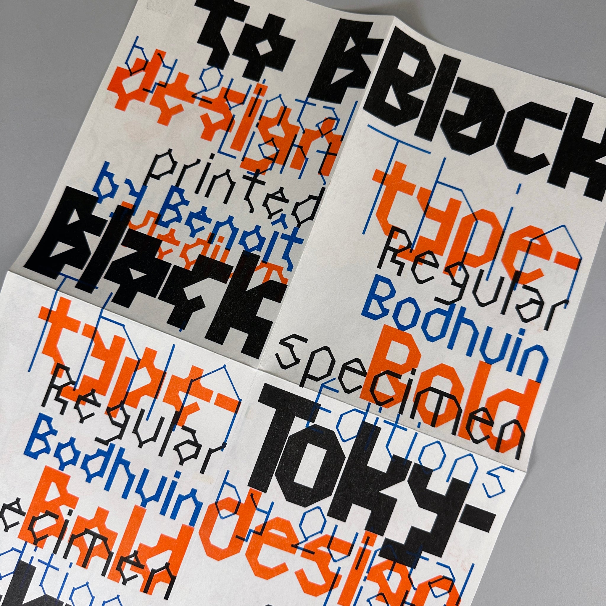Tokyto Type Specimen / Benoît Bodhuin