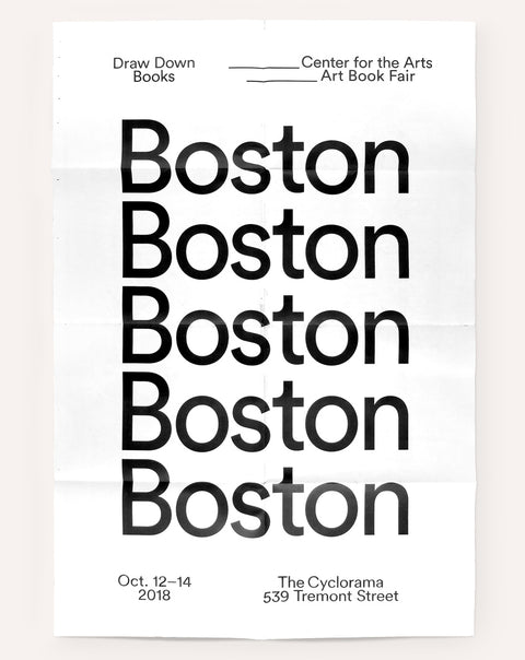 Boston Art Book Fair Poster (2018)