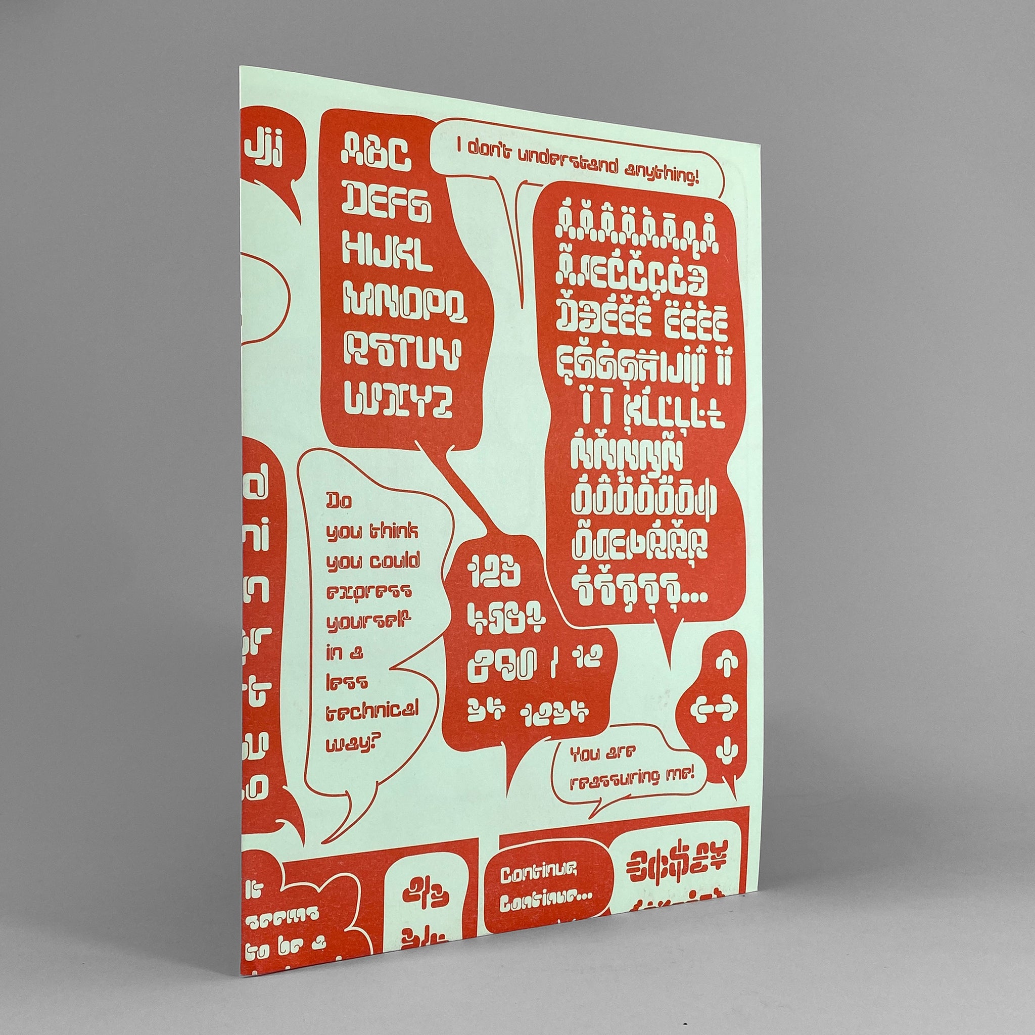 Type Specimens – Draw Down