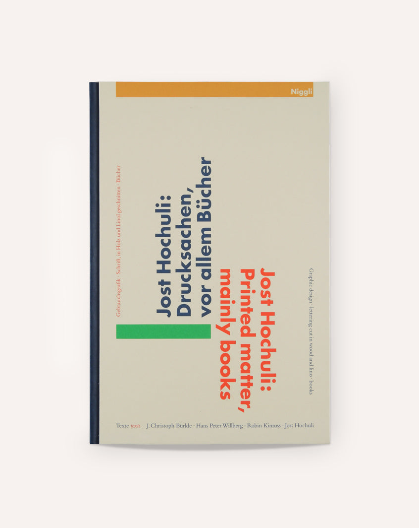 Jost Hochuli: Printed Matter, Mainly Books – Draw Down