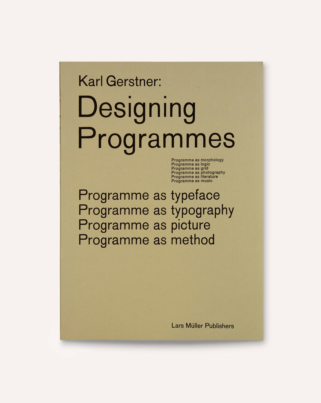 Karl Gerstner: Designing Programmes - Draw Down