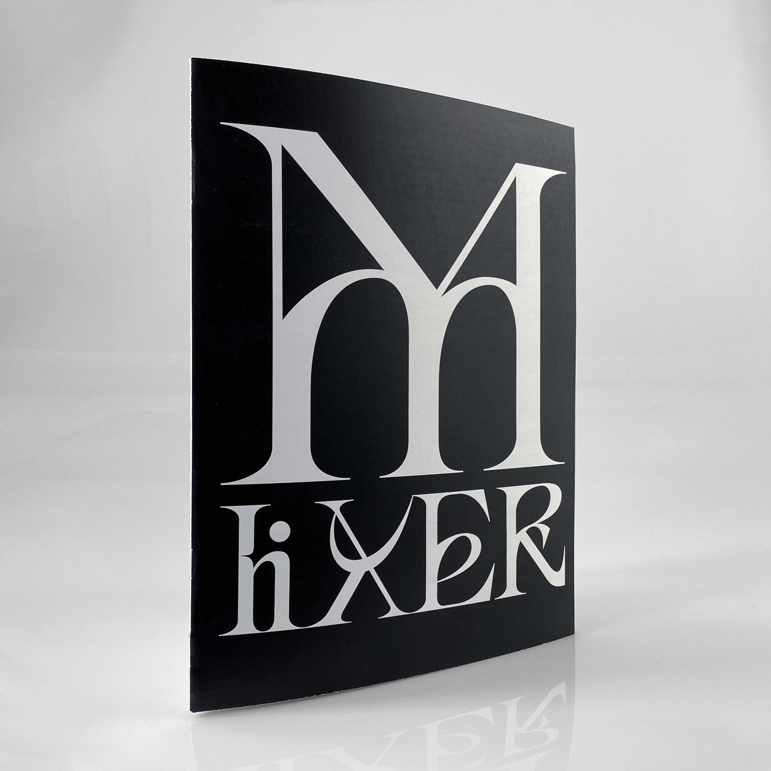 Middle Case, MiXeR Typeface Specimen Draw Down