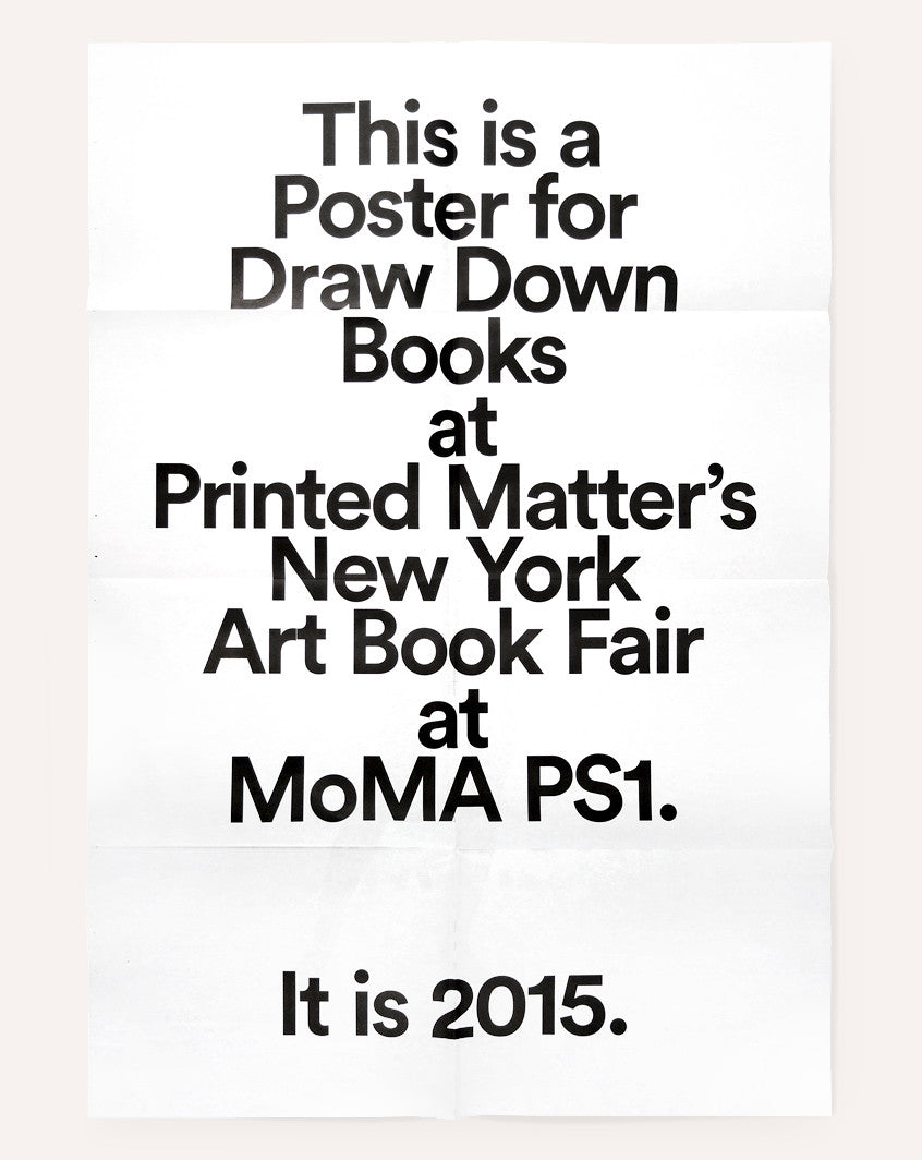 NY Art Book Fair Poster (2015)