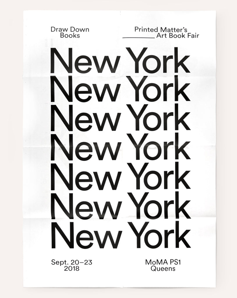 NY Art Book Fair Poster (2018)