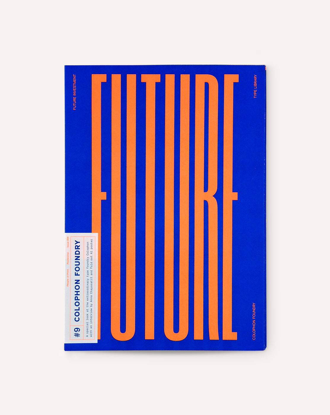 Posterzine Issue 9, Colophon Foundry