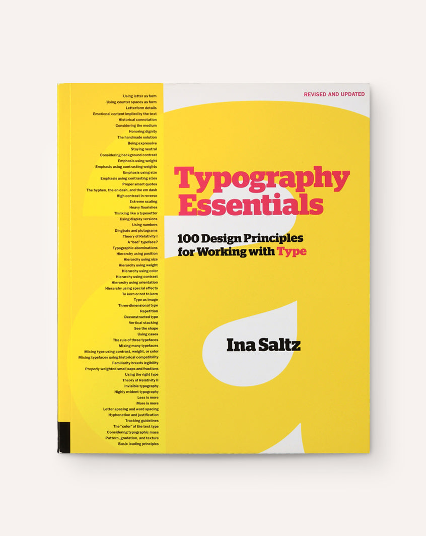 Typography Essentials: 100 Design Principles for Working with Type ...
