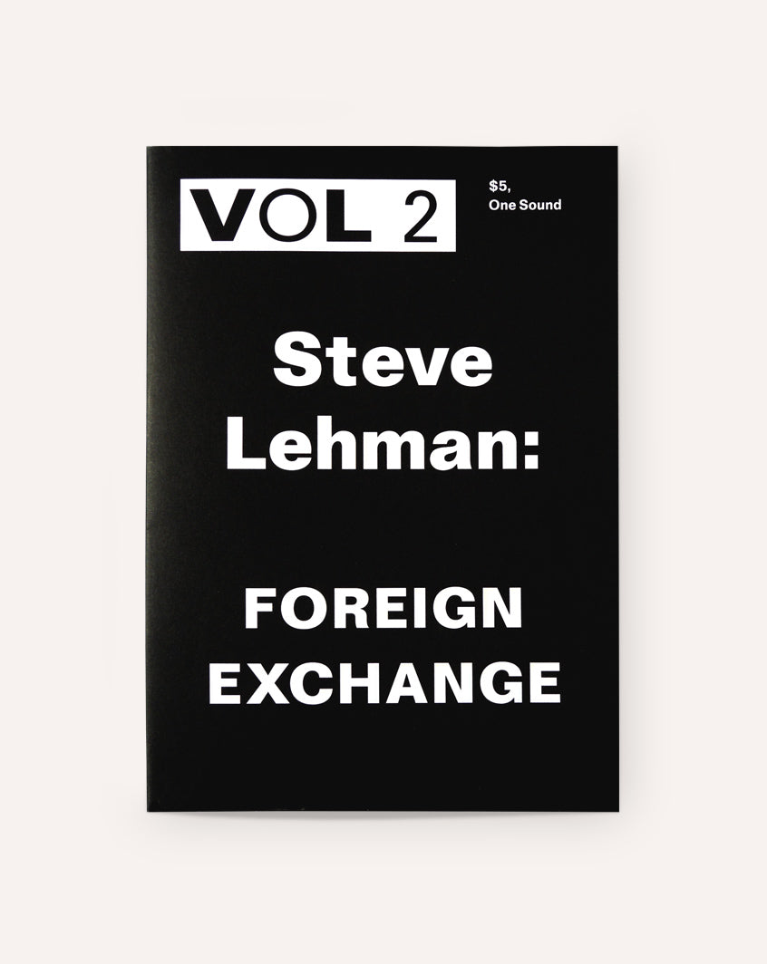 VOL 2 (Volume 2) Steve Lehman: Foreign Exchange